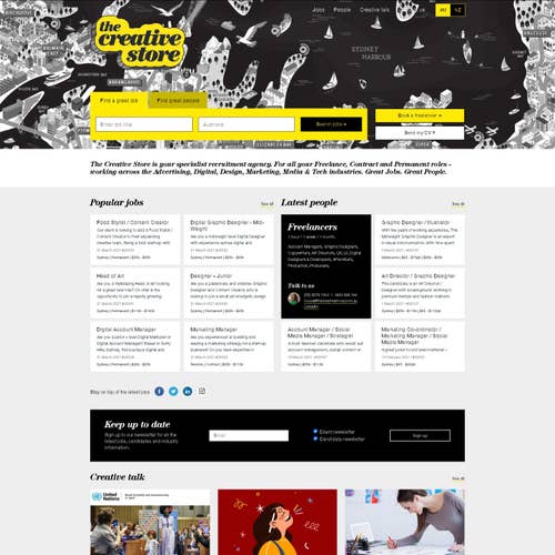 How to Post a Job on The Creative Store: