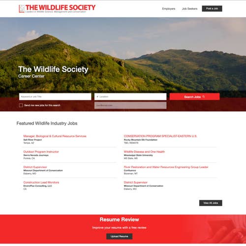 The Wildlife Society Career Center