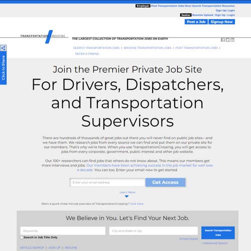 How to Post a Job on TransportationCrossing: