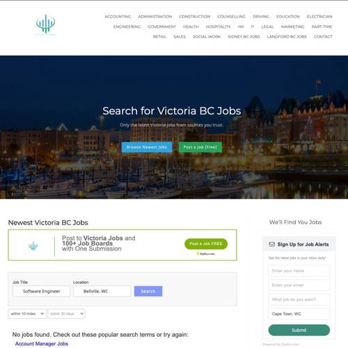 How to Post a Job on Victoria Jobs: