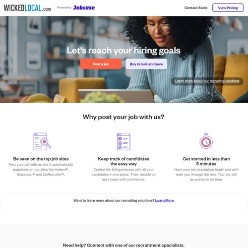 How to Post a Job on WickedLocal.com Jobs: