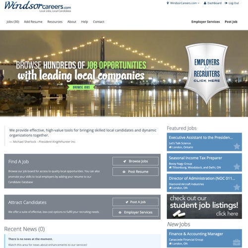 How to Post a Job on WindsorCareers.com:
