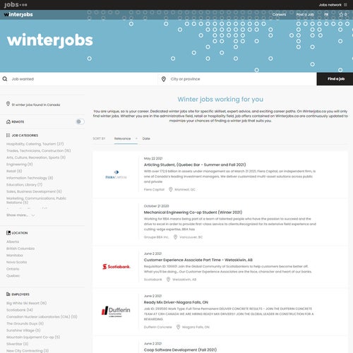 How to Post a Job on Winterjobs.ca: