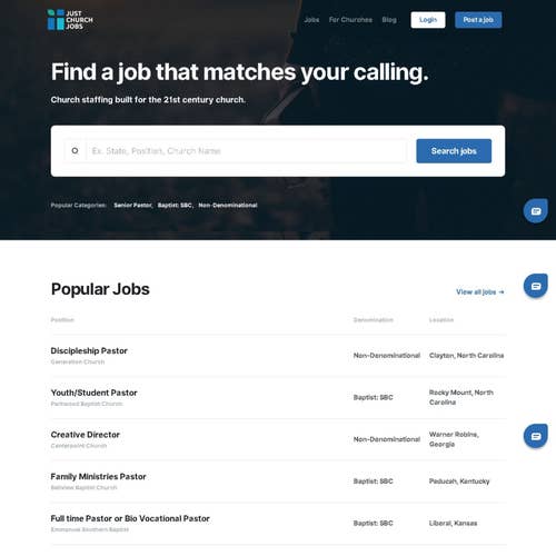 How to Post a Job on JustChurchJobs.com: