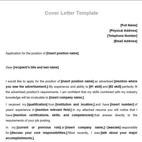 Email Cover Letter Title Primary Design Latest News
