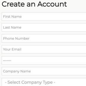 Create your employer account.