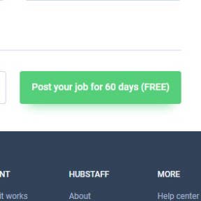 Complete your job posting.