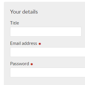 Create an account.