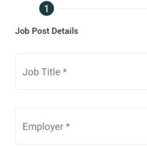 Create your job post.