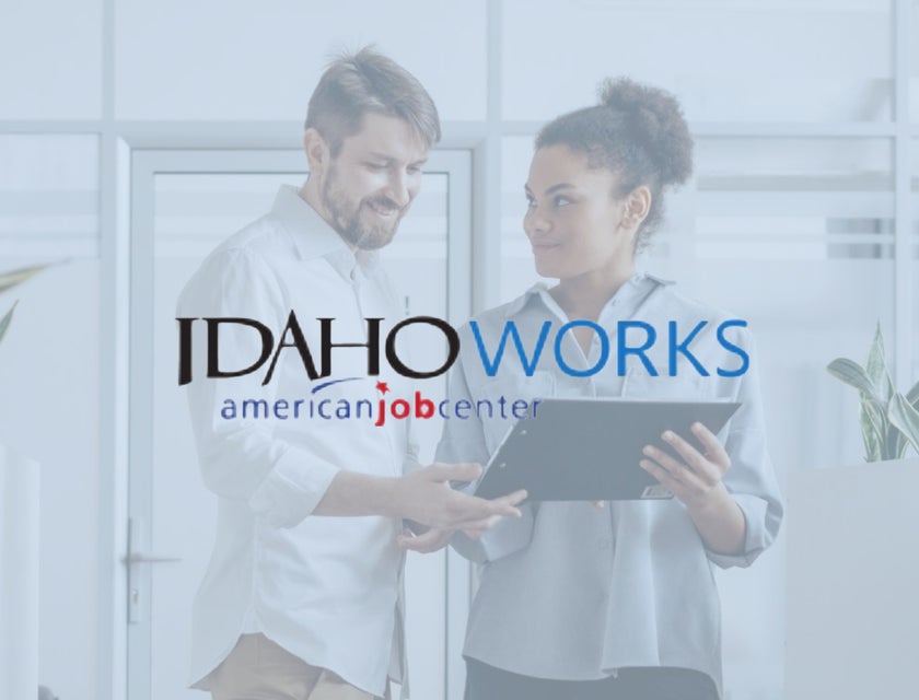 IdahoWorks logo.
