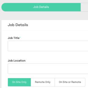 Create your job post.