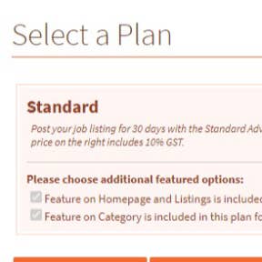 Select your preferred plan.