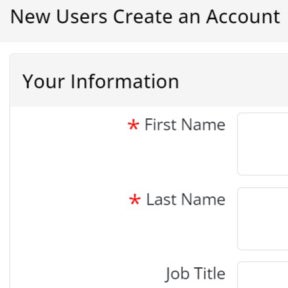 Create an account.