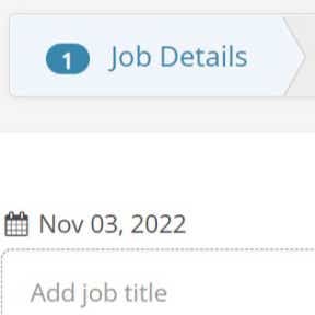 Create your job post.