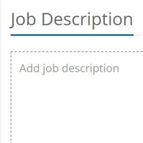 Create your job ad.