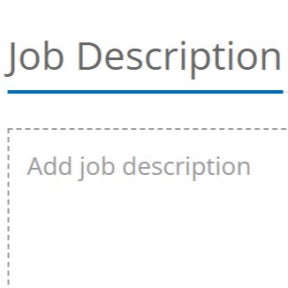 Create your job post.