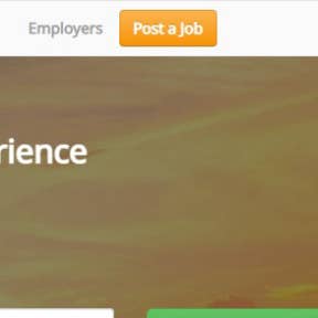 Select 'Post a Job' on the home page.