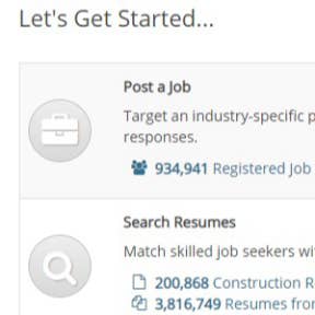 Click on "Post Job."
