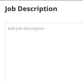 Create your job post.