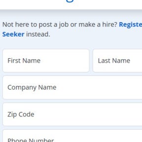 Fill out the job posting form.