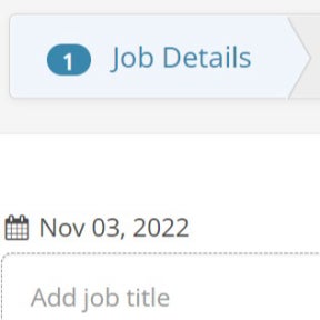 Create your job post.