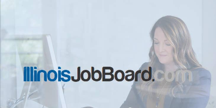 IllinoisJobBoard.com logo.