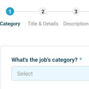 Create your job post.
