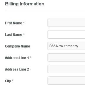 Enter your billing and payment information.