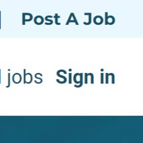 Select "Post A Job."