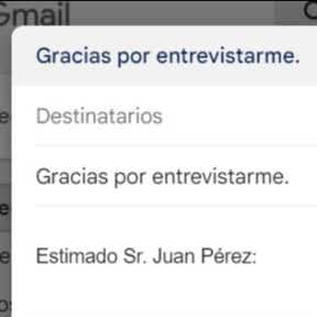 Incluye el saludo correcto.