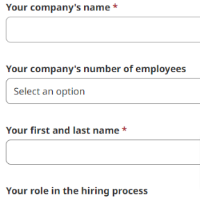 Complete your employer profile.