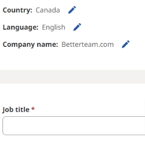 Start the job posting process.