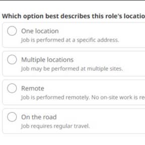 Enter basic information about the vacancy.
