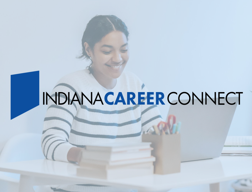 Indiana Career Connect logo.