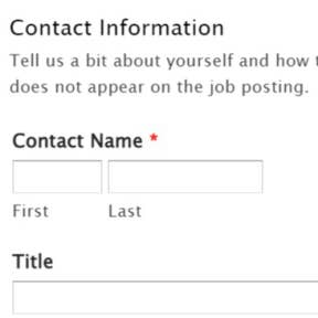 Add you contact information.