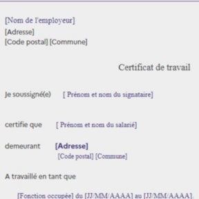 Indiquez la disponibilité de la documentation liée au licenciement.
