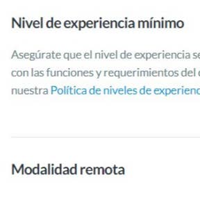 Ingresa los datos de la vacante.
