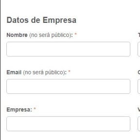 Ingresar datos de empresa.