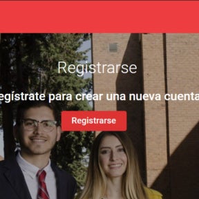 Inicia el proceso de registro.