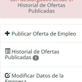 Iniciar con la publicación de oferta.