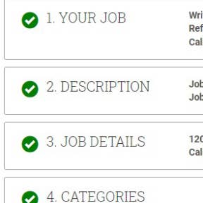 Create your job post.