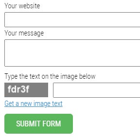 Complete the online contact form.
