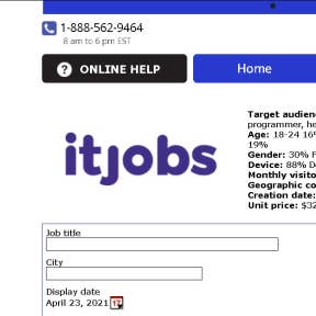 Enter your job posting details.