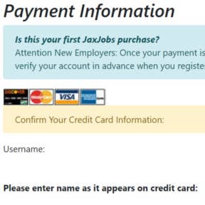 Furnish your payment information.