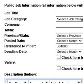 Enter your job description.