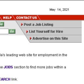 Navigate to the job posting page.