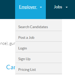 Navigate to JobDroid's home page.