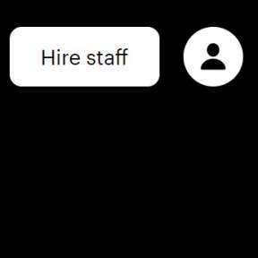 Click on "Hire staff."