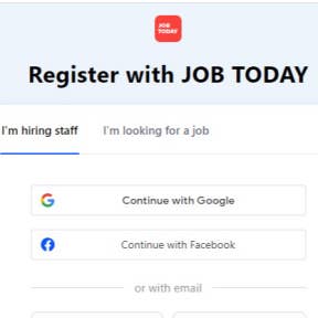 Create an account.
