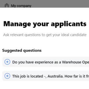 Include some questions.